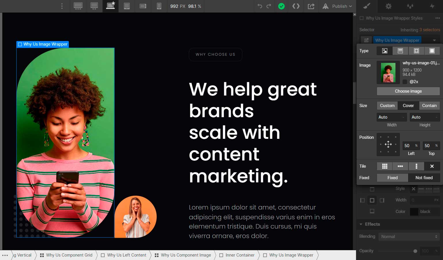 Editing Images Instructions - Growfy Webflow Template